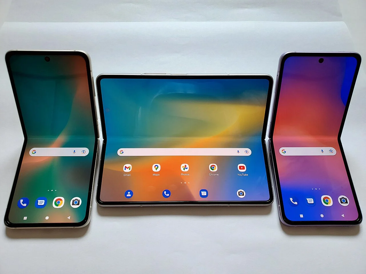 iPhone Duo - iPhone Duo - A book-style foldable smartphone shown open